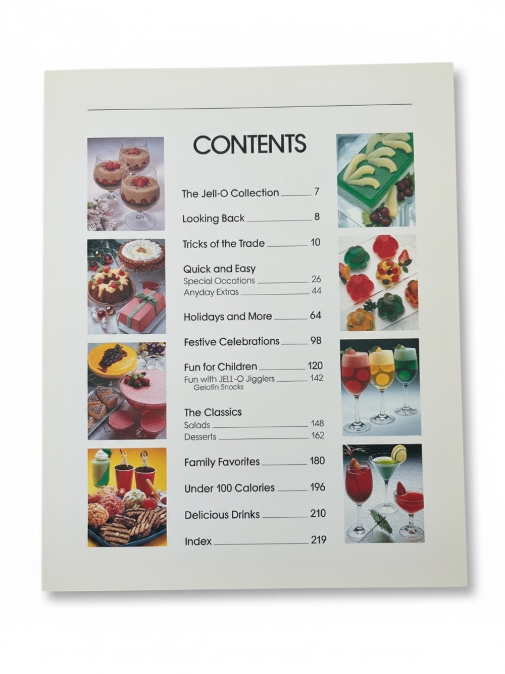 4/$20 Vintage New Joys of JELL-O Cookbook Hardcover Retro Dessert Recipe Book - Picture 2 of 3